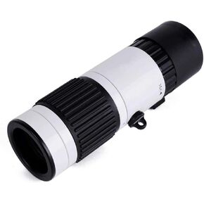 Portable Binoculars High Power Monocular Telescope 15-75X25 Hd High Power for Bird Watching Camping Monocular Binoculars Clear Vision White