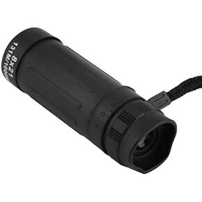 Portable Binoculars High Power Monocular 8x21 Travel Monocular Telescopes Black Camping Hiking Tourism Scope Monocular Telescopes Outdoor
