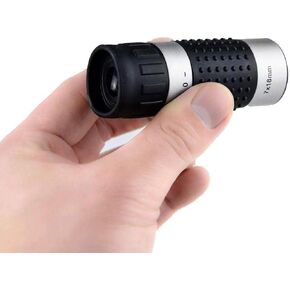 Portable Binoculars High Power Monocular 7x18 Monocular Telescope Plastic Outdoor Black Outdoor Sports Travel Telescope