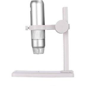 WiFi Digital Microscope 1000X 1080P HD with 8 LED Lights, USB & Type-C, 360° View, for PCB, Jewelry, Skin, Textile & Scientific Inspection