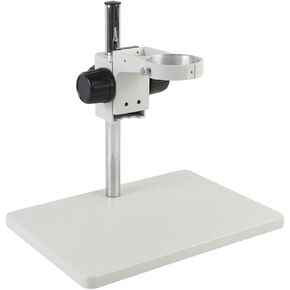 Industrial Binocular/Trinocular Microscope Stand, 76mm Universal Arm Bracket, 360° Rotating Base with Adjustable Focusing Holder for Lab & Repair Work