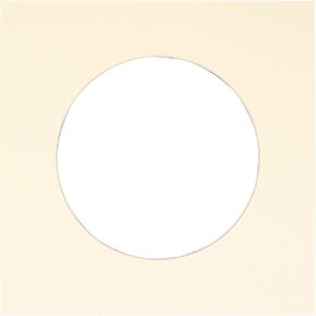 CountryArtHouse Dark Purple Acid Free 20x20 Circle Picture Frame Mat with White Core Bevel Cut for 16x16 Pictures - Fits 20x20 Frame - Pack of 1 Matboard