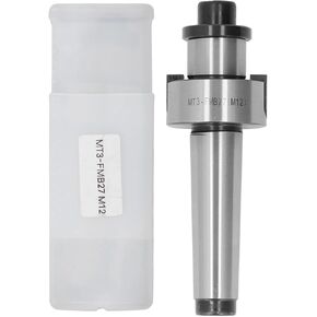 Collet Chuck Holder, Morse Taper Tool Shank Chuck, accurate Milling Arbor Adapter for CNC Lathe, Made of Durably Molybdenum Steel, Screw Locking Mechanism for Stability