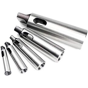 1pc MT1 MT2 MT3 MT4 MT5 Morse Adapter Taper Shank Reducer Drill Sleeve for Morse Taper Sleeve Shank Accessories Adaptation Tool(MT3-MT1)