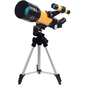 Telescope High Power Binoculars Astronomical Telescope 70mm Aperture & 300mm Focal Length 235X MagnificationTelescope with Adjustable Tripod and Finder Scope 3 Eyepieces for Beginners Kids