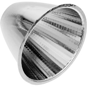 Reflector Ring for Flashlight Replacement Part Metal Reflector Cup Enhance Illumination for Indoor Outdoor Lighting