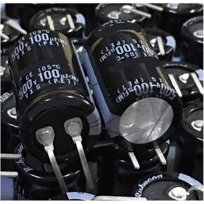5pcs/10pcs 500V 100uF 500V100UF 22x36mm Electrolytic Capacitor 100uF 500V(500V 100uF 5pcs)