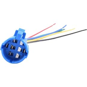 19mm 5pin 8pin LED Light Metal Push Button Switch Accessories Electrical Cable Wire Quick Connectors Socket Harness Connection(5 Wires)