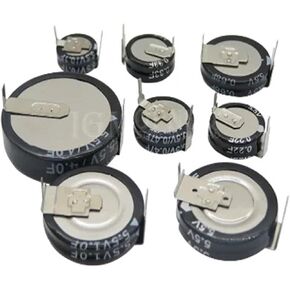 5PCS 5.5V H-Type Capacitor 0.1F 0.22F 0.33F 0.47F 1F 1.5F 4.0F Button(4F 5PCS)