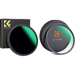 82mm Variable ND8-ND128 & Shockproof MCUV Lens Filter Kit (2 Pcs) with 28 Multi-Layer Coated