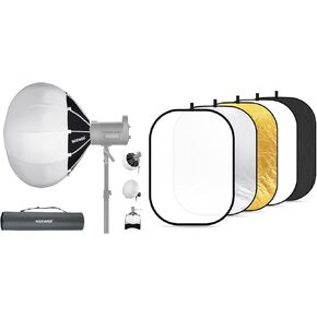 Neewer NS65L 26 "/65 سم فانوس Softbox One خطوة سرعان ما ، و 360 درجة ناشر الضوء مع تنورة ، وجبل Bowens لضوء الفيديو ، 59" x79 "/150x200 سم عاكسات الضوء للتصوير الفوتوغرافي