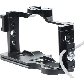 FEICHAO ZV1 Camera Cage Kit Compatible with Sony ZV1 Video DSLR Stabilizer Extension Bracket (Cage with Cable Clip)