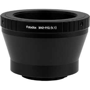 Fotodiox Lens Mount Adapter (Type 1), M42 (42mm x1 Thread Screw) Lens to Pentax Q-Series Camera, fits Pentax Q Mirrorless Cameras, fits Pentax Takumar and Zeiss Lenses.