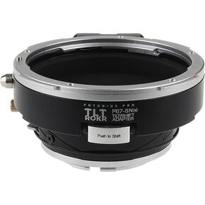 Fotodiox Pro TLT ROKR - Tilt/Shift Lens Mount Adapter for Pentax 6x7 (P67, PK67) Mount SLR Lenses to Sony Alpha A-Mount (and Minolta AF) Mount SLR Camera Body