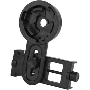 Angoily Telescope Phone Mount Adapter Smartphone Camera Holder for Binoculars and Spotting Scopes Black Compatible with Devices to Outer