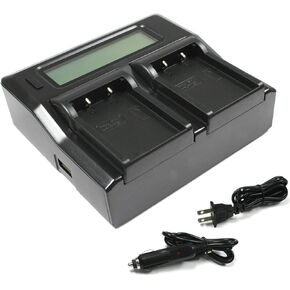 يشاربر بطارية LCD Dual Power Dual LCD لـ Fujifilm NP-T125 ، وهو متوافق مع بطارية OEM ، شحنات كاملة في 60-90 دقيقة