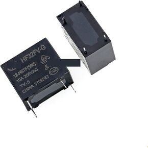 5Pcs HF32FV -G-5-HSTF HF32FV-G-12-HSTF HF32FV-G-24-HSTF HF32FV-16-5 12 24 HLTF 4PIN 10A 16A 5V 12V 24V Power Relay(HF32FV-16-24-HLTF)