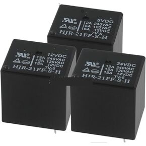 5pcs/lot Relay HJR-21FF-S-H -5VDC HJR-21FF-S-H-12VDC HJR-21FF-S-H-24VDC 4PINS 15A 5V 12V 24V Power Relay(HJR-21FF-S-H-5VDC)