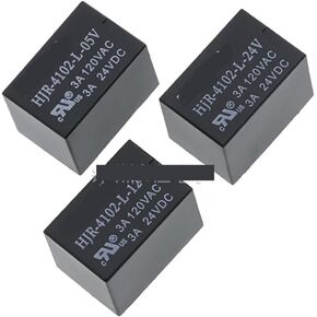 5Pcs HJR-4102-L-05V HJR-4102-L-12V HJR-4102-L-24V 6PINS 3A Signal Relay(HJR-4102-L-12V)