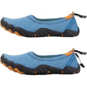 Water Shoes, Multi-Purpose Aqua Socks for Men & Women, Barefoot Beach Swim Surf Yoga Shoes with Drainage Holes & Non-Slip Outsole