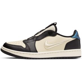 Jordan Women's 1 Retro Slip Fossil/Black-Ivory-Anthracite (AV3918 201)-6.5 ، AV3918-201