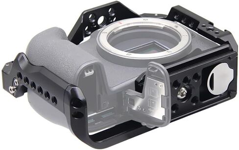 Camera Cage Rig Kit Top Handle Grip Cold Shoe Mount Compatible with Canon EOS R8 ARRI Housing SLR Video Protective Case (Only Handle Grip) in Saudi Arabia