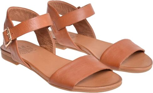 Women's Rockaway Flat Leather Sandal in Saudi Arabia