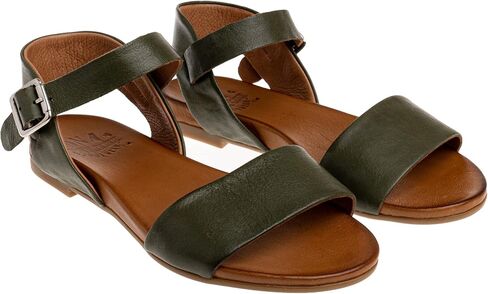 Women's Rockaway Flat Leather Sandal in Saudi Arabia
