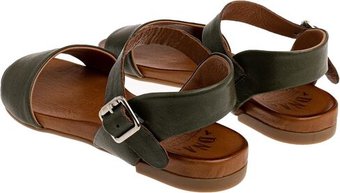 Women's Rockaway Flat Leather Sandal in Saudi Arabia