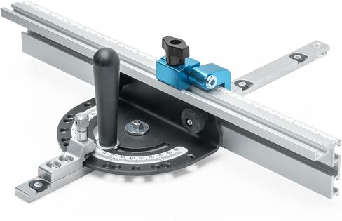 DUBOIS 51007 جدول SAW SAW MITER GAUGE SEDESS W/13 محطات زاوية دقيقة وقياسية 3/4 "× 3/8" شريط miter t-slotted t-slot ، يتضمن صفيحة t-track miter ، توقف t-track ، sea/metric in Kuwait