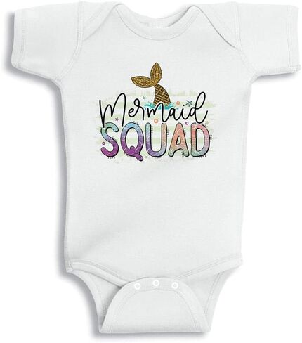 Mermaid Squad Baby Infant Bodysuit in Saudi Arabia