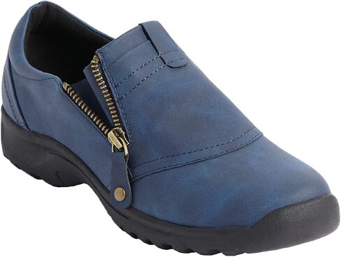 Comfortview Aidan Flat zip-up Women Walk Shoes (عرض واسع) in Kuwait