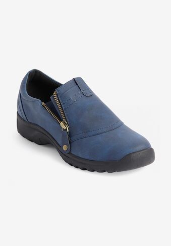 Comfortview Aidan Flat zip-up Women Walk Shoes (عرض واسع) in Kuwait