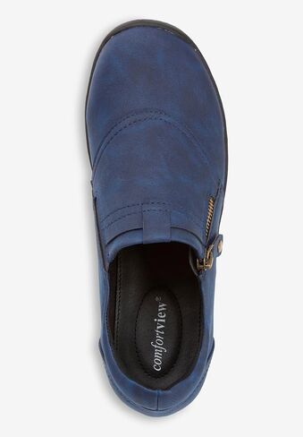 Comfortview Aidan Flat zip-up Women Walk Shoes (عرض واسع) in Kuwait