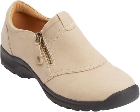 Comfortview Aidan Flat zip-up Women Walk Shoes (عرض واسع) in Kuwait