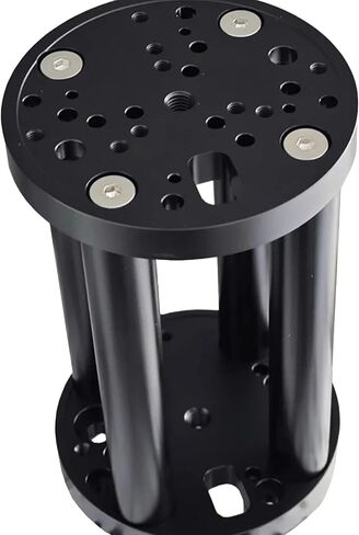 iDili Telescope Equatorial Mount Extension Column TC40 | Universal Riser Adapter for EQ3/EQ5/EQ6/GEM45/CEM40 Mounts (Black) in Saudi Arabia