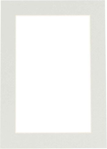 على مدار 24 × 36 حصيرة مقطوعة ل 22 × 30 صورة - حميمة حميمة رمادية رمادية - للصور ، الصور ، تأطير - سماكة من 4 طوابق in Kuwait