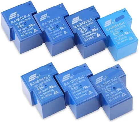 1Pcs Power Relay SLA-05VDC-SL-A SLA-12VDC-SL-A SLA-24VDC-SL-A -C 30A 4/5/6PIN 5V 12V 24V 48V Time Relay(SLA-12VDC-SL-A 5PIN) in Saudi Arabia