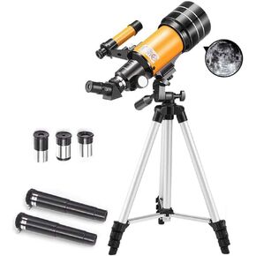 Refractor Telescop Convenient,Astronomical Refractor Telescop Convenient, Great Astronomy Gift for s to Explore Space, View Moon and Planets