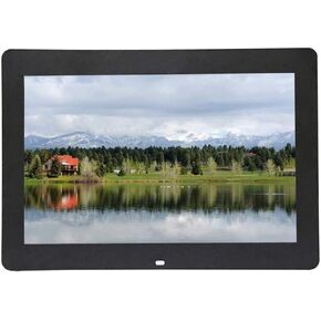 14-Inch Digital Photo Frame with 1280x800 IPS Display, Auto-Rotate, Music/Video Player, USB/SD Support, Plug and Play