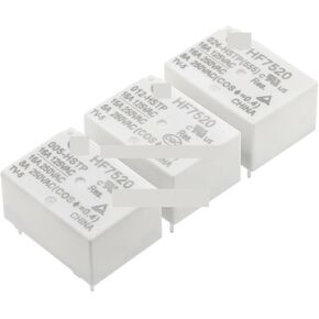 1Pcs Relay HF7520-005-HSTP HF7520-012-HSTP HF7520-024-HSTP 16A 4PIN Replaceable V6-S-DC5V 12V 24V Power Relay(HF7520-024-HSTP(24V))