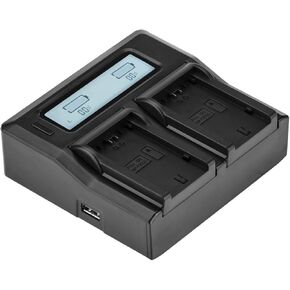 Dual Smart Charger with LCD Screen for Sony NP-FZ100