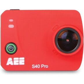 Technology S40 Pro 1080P HD 16MP Time Lapse Long Battery Life Action Camera (Deep Red)
