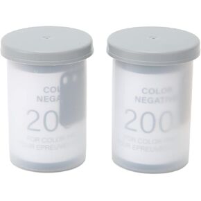 2 Roll 35mm Camera Color Film ISO 200 8 Sheets Each High Saturation HD Camera Color Negative Film for 135 Cameras