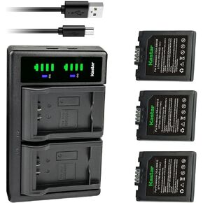 Kastar LTD2 USB Battery Charger Compatible with Leica BP-DC2 BPDC2 Battery, Leica D-LUX DLUX Camera