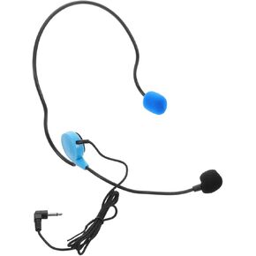 KESYOO Speech Microphone Singer Headset Mini Portable Microphone Mic for Vlogging Mics for Vlogging Handheld Interview Mic Blue Sponge