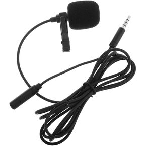 Yardwe Small Mic for Phone Versatile Lapel Microphone Noise Reduction Tech Ideal for Recording Streaming Sports and Education