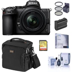 Nikon Z5 Full Frame Mirrorless Camera with 24-50mm Zoom Lens, Essential Bundle