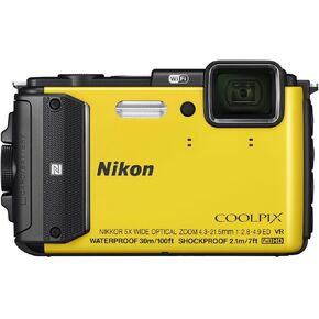 Nikon Digital Camera COOLPIX AW130 Camouflage Green [International Version, No Warranty]