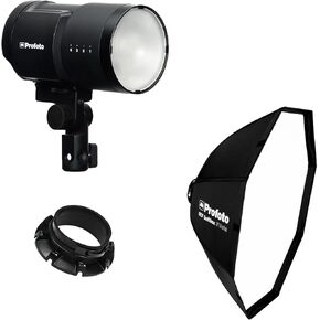 Profoto B10X Off-Camera Flash and Continuous Light Bundle with OCF Compact and Lightweight 3-Feet Softbox Octa and Speedring (3 Items)